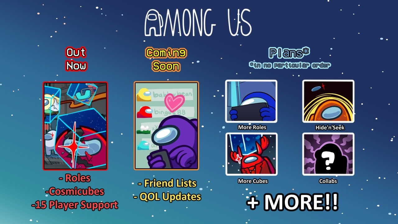《Among US》公開 2022 更新計畫，新增好友名單並改善遊戲品質