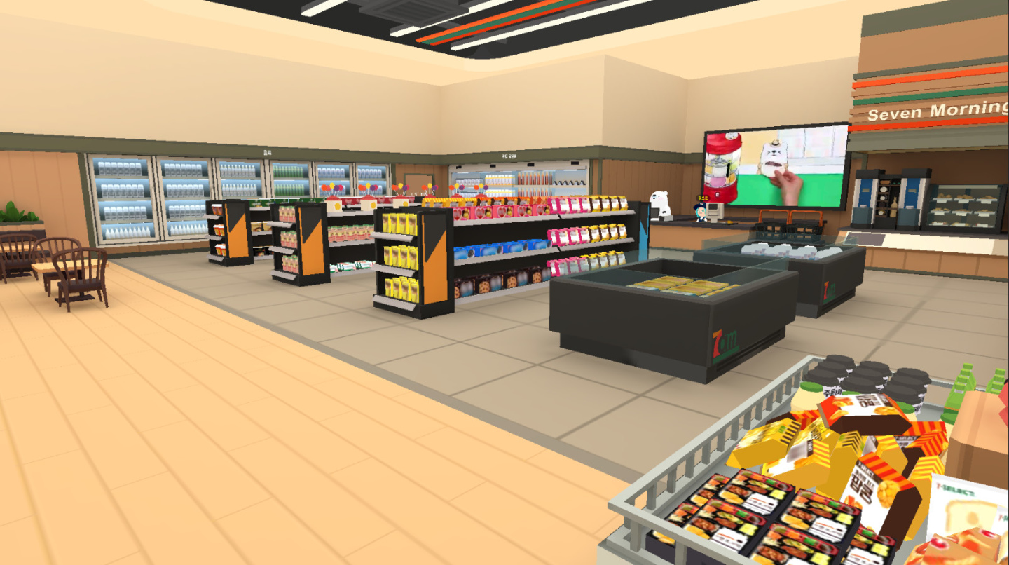 《天天玩樂園》和7-ELEVEN KOREA一起開啟虛擬世界便利商店！