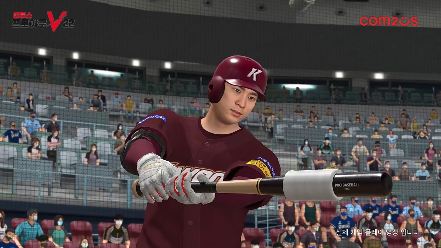 《Com2us Pro Baseball V22》公開遊戲首次實機展示，帶來最擬真職棒競技體驗