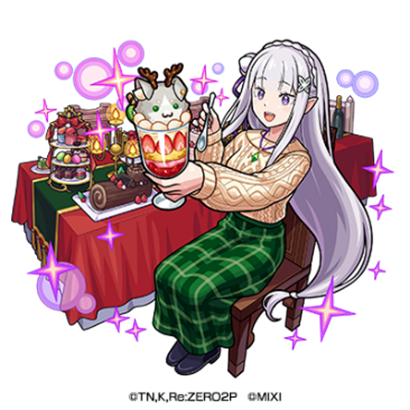 《怪物彈珠》X《Re:從零開始的異世界生活》合作開跑！女主角「愛蜜莉雅」等熱門角色以聖誕造型登場