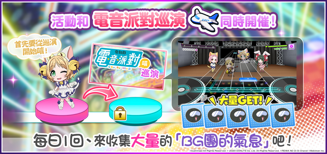 《D4DJ Groovy Mix 電音派對》X《令和的鈴鐺貓娘》連動開跑！