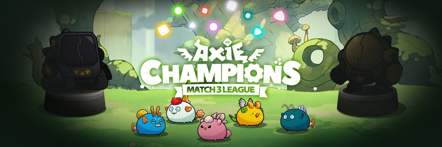 《Axie Infinity》IP 全新三消休閒《Axie Champions Match3 League》公開
