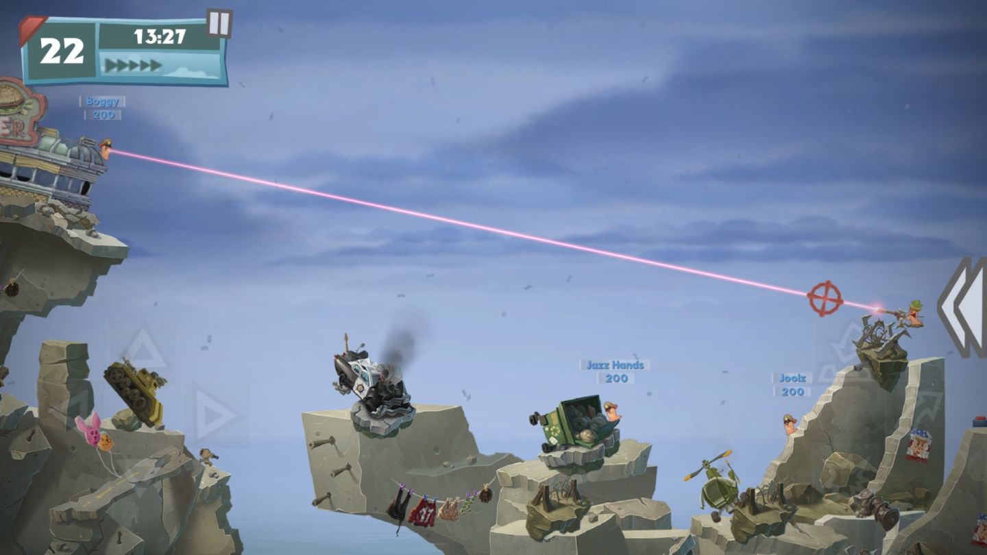 《百戰天蟲 W.M.D》手機移植版《Worms W.M.D：Mobilize》雙平台開放下載
