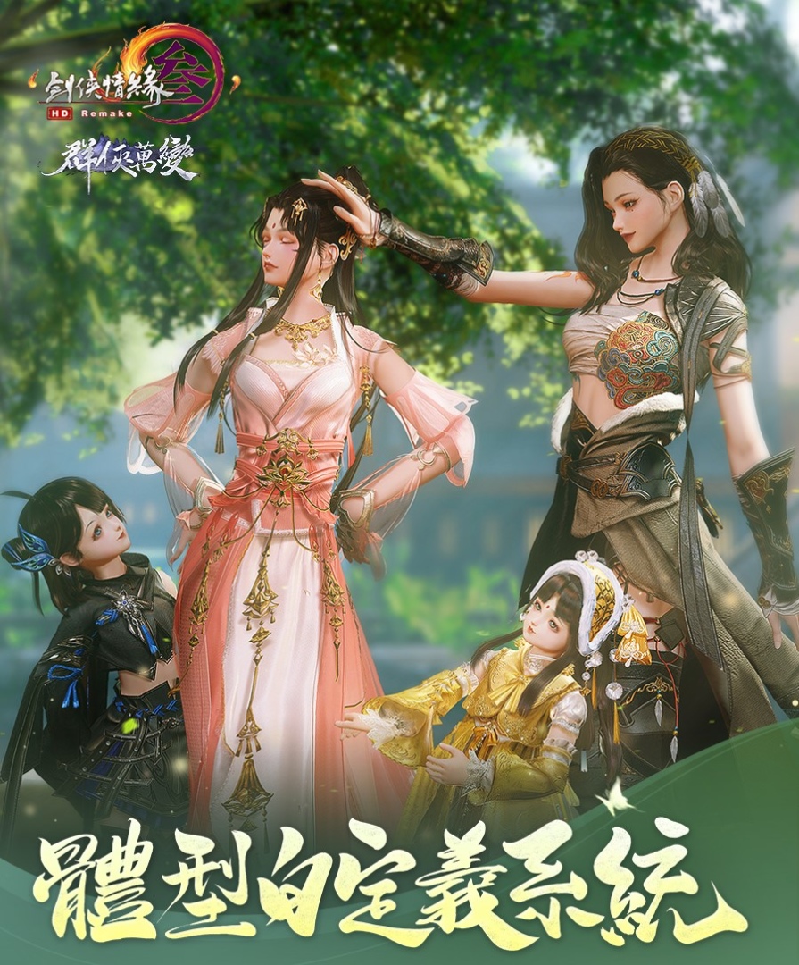 《劍網3國際版》年中資料片〈群俠萬變〉5月22日推出 形色隨心煥新生