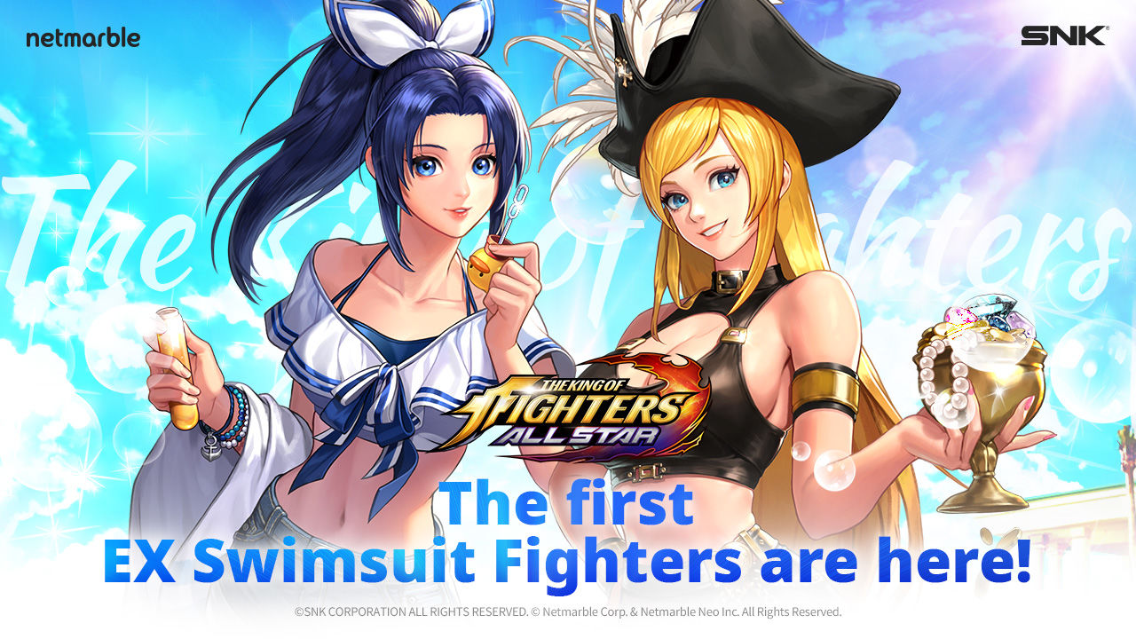 《THE KING OF FIGHTERS ALLSTAR》攜手[泳裝]格鬥家香澄與潔妮 一起為夏天做好準備！
