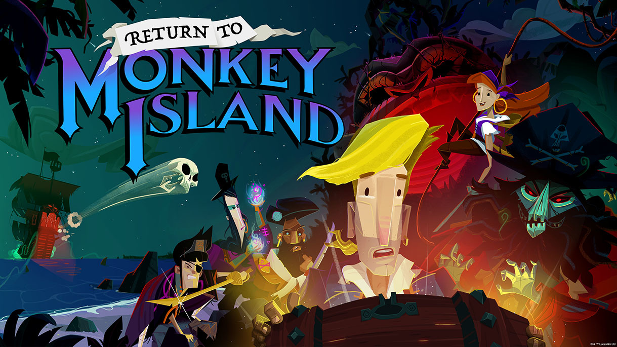 出海的號角響起啦！《重返猴島 Return to Monkey Island》將在7/27登上手機平台，預先登錄火熱開放中