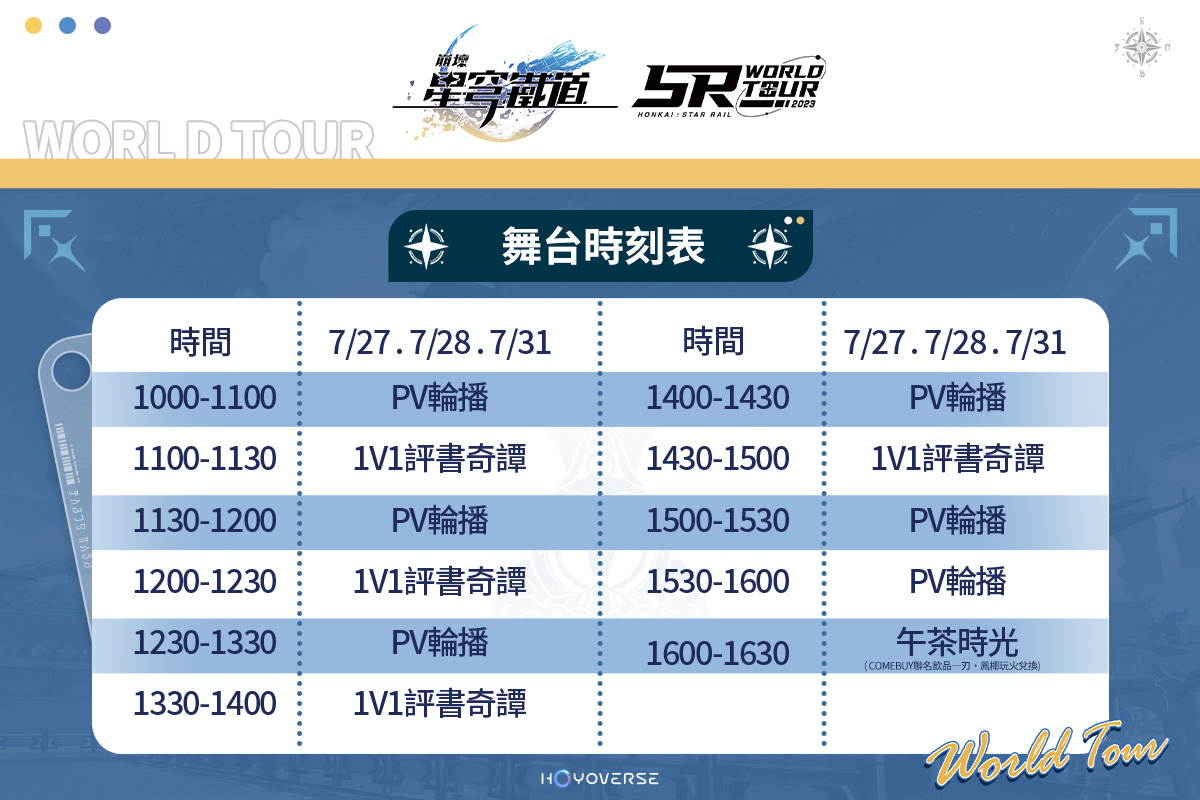 《崩壞：星穹鐵道》2023漫畫博覽會攤位情報釋出 與COMEBUY、KOI聯名合作即將展開