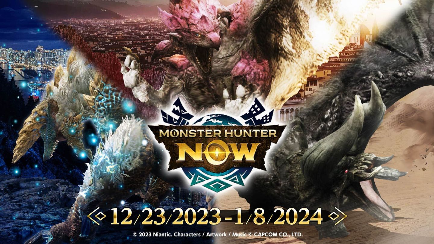 《魔物獵人 Now》「歲末狩獵年冬日祭」櫻火龍＆黑角龍再登場、大型連續狩獵雷狼龍機率增加