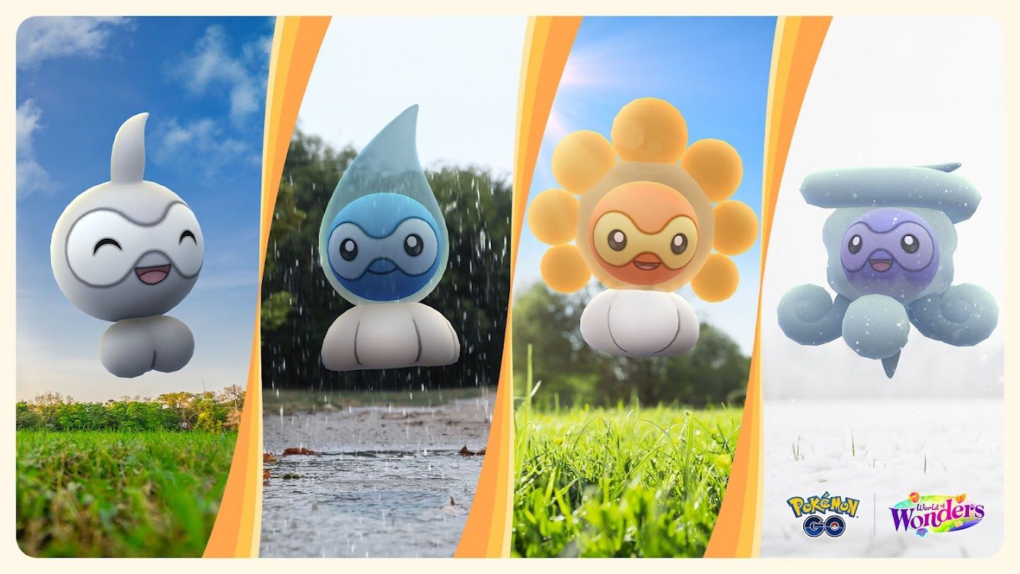 《Pokémon GO》氣象週即將到來！四種類型飄浮泡泡一次抓齊