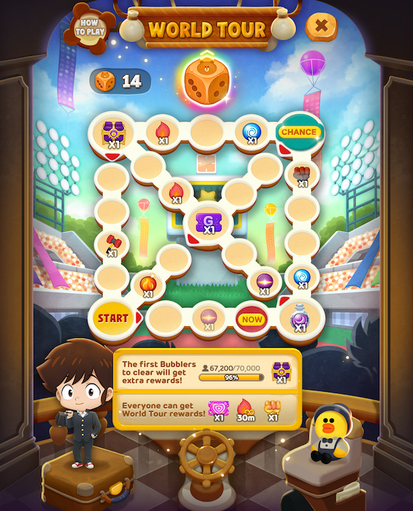 《LINE Bubble 2》×動畫《她來自煩星》聯名合作！「拉姆、諸星當」高級扭蛋登場