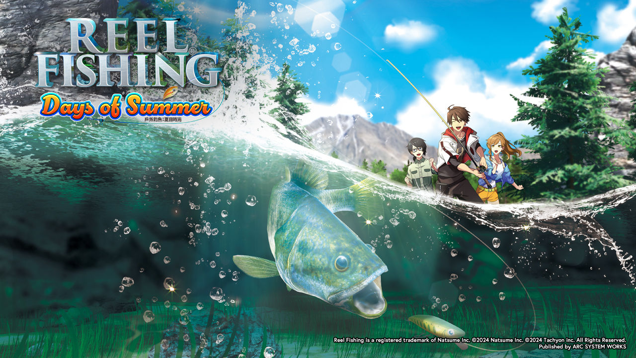 釣魚模擬《Reel Fishing》系列最新作《戶外釣魚：夏日時光》中文版推出確定