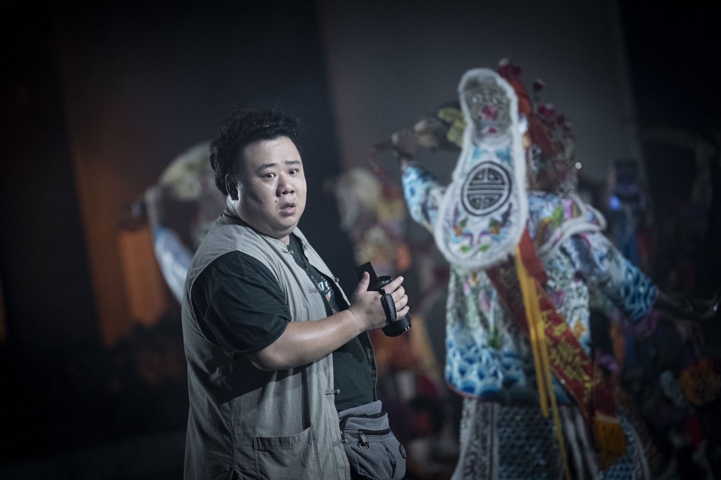 劉國劭在電影中飾演阿怪